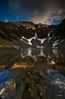 прозрачное горное озеро...