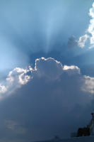 Солнце в облаках