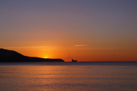 Закат в бухте