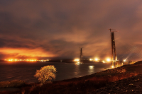 ...ночной пейзаж с видом на мост