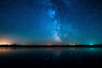 Млечный путь над озером