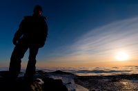 сопка выше облаков...