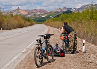 Отдых в  пути ...