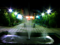 ночные фонтаны