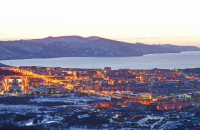 Город зажигает огни