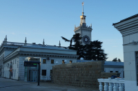 Сочи. Железнодорожный вокзал.