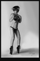 нарисованная девушка