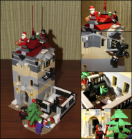 DC новогодняя диорама