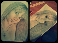 Портрет, сделанный по заказу.