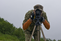 За работой )