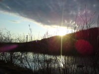 Вечерело....