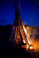 Большой костер