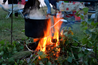 ...после рыбалки надо и поесть