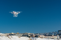 в небе Магадана