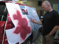 аэрография на RAV 4