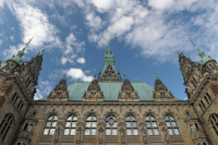 Здание городской ратуши в Гамбурге