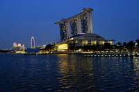 вечерний Сингапур