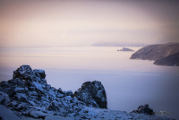 Туманный закат на Венце