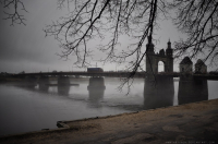 тут кончается Россия | Karalienės Luizos tiltas