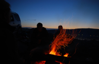 тепло костра