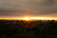 свет уходящего солнца