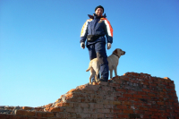 Кинолог с собакой