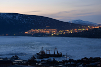 Вечерний город.